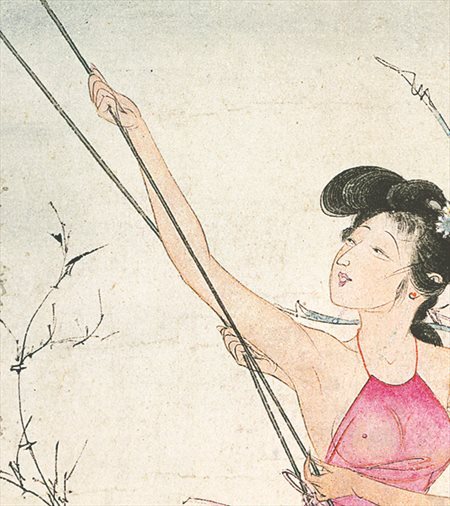 中站-胡也佛的仕女画和最知名的金瓶梅秘戏图